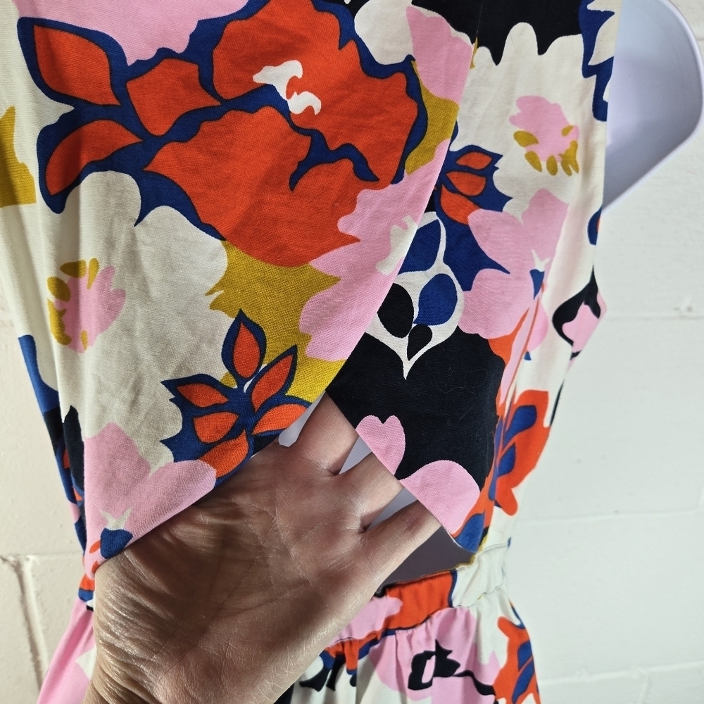 Anthropologie Whit Two Floral Cut Out Dress - Picture 12 of 13